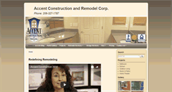 Desktop Screenshot of accentremodel.com